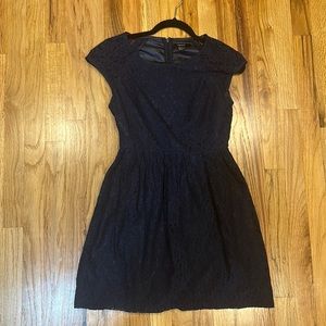 Navy lace dress